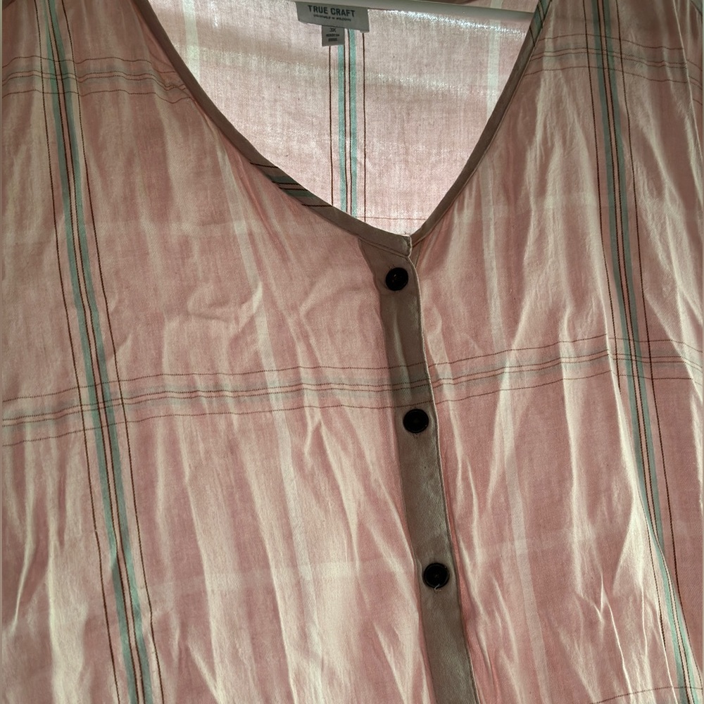 Pink tunic plus size - Picture 2 of 3